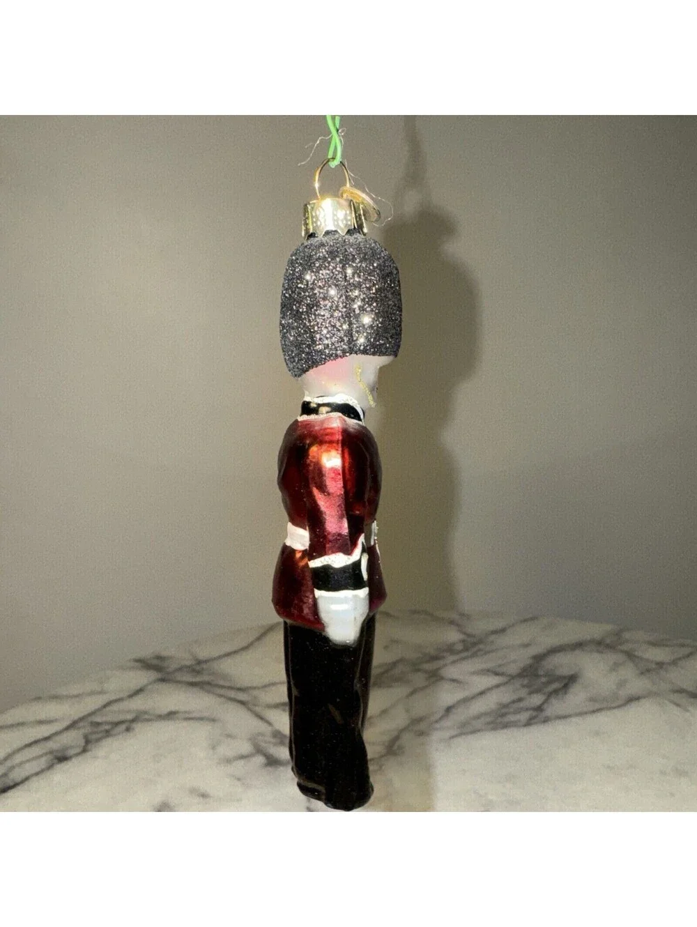 Bloomingdale's Glass Blown Queens Guard Ornament 5